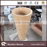 Beige Travertine Free Standing Hand Basin thumbnail-1