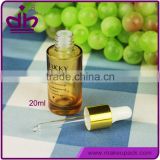 20ml hair serum amber glass dropper bottle