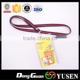 Plain polyester lanyard for badge with compatitive price in china