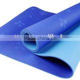Extra Thick Blue Eco Friendly TPE Yoga Mat 10mm 15mm