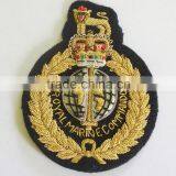 Royal Marines Gold Wire Blazer Badges, Hand Embroidered Badges thumbnail-1