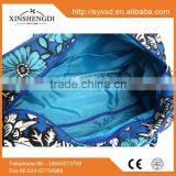 2016 Hot Bright Super Insulated Fabric 100% Cotton Quilted Women's Luggage Bag thumbnail-3