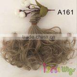Cheap Synthetic Jerry Curly Hair Extensions for BJD SD Blythe Dolls no Shedding thumbnail-2