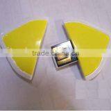 2GB plastic lemon USB flash drive gift 100% real capacity usb flash disk memory USB 2.0 USB 3.0