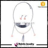 European and American Fashion Jewelry Major Suit Exaggerated Geometric Layer Short Necklace thumbnail-6