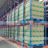 ISO / CE warehouse storage Shuttle rack with pallet