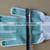 BSSAFETY China Supplier 2015 Wholesale 10 Guage Cotton Knitted Double PVC Dotted Hand Job Gloves thumbnail-5