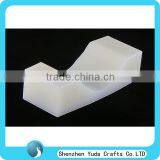 Glory White Lucite Display Block Parts CNC Milling Thick Acrylic Base