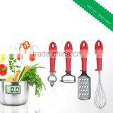 Fashion Eco-friendly Stainless Steel With pp Handle Kitchen Accessoriess Holder/Bottle Opener/egg Whisk 4PCS Dinnerware Set thumbnail-1