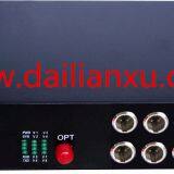 8channels XLR balanced Audio fiber optic transmitter and recever