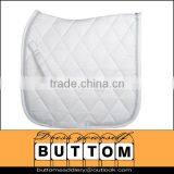 Gerneral Purpose Saddle Pad With White Polyester Outer Flannel Backing 2silver Cords Billet and Girth Straps Superior Quilted thumbnail-1