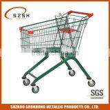 Four Wheels Trolley for Supermarket With Kid Seat thumbnail-6