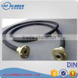 Hydraulic rubber hose steel wire braided rubber hose carry hose assembly