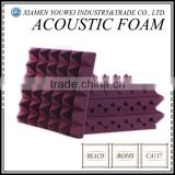 2016 new diy acoustic foam sound absorbing materials and noise dampening foam