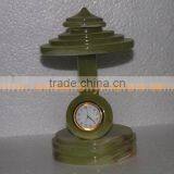 PAKISTAN SUPPLIER WHOLESALE New Selling Attractive Style CLOCKS ONYX MARBLE HANDICRAFTS thumbnail-3