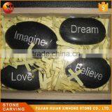 Wholesale Natural Decoration Mix Color Garden Yellow Wash Stone Pebble thumbnail-3