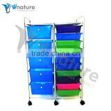 Plastic Storage Trolley to Storage Drawers on Wheels thumbnail-1