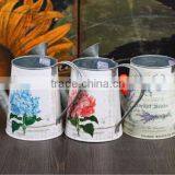 Made in China Wholesale Galvanized Mini Metal Pitcher Flower Vase thumbnail-5