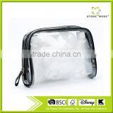 Store More Black Frame Durable Travel Handled Cosmetic Bag With Metal Zipper thumbnail-1