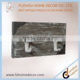 Promotional Antique Metal Hook on Wood Plank for Wall Decoration thumbnail-2