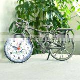 Classic Europen Alarm Clock With Bicycle Shape,Retro Style With Bike Outline thumbnail-1