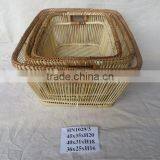 High Quality Best Selling Eco-friendly Bamboo Storage Baskets From Vietnam thumbnail-1