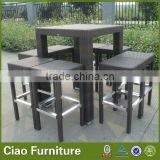 Synthetic Rattan Bar Table and Chair for Club thumbnail-1