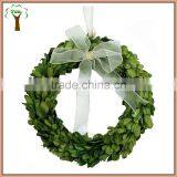 8'' Preserved Boxwood Wreath Wholesale thumbnail-6