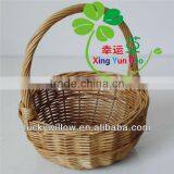 Delicate Small Cheap Wicker Basket With Handle Wholesale thumbnail-1