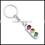 Personalized metal new idea traffic lights keyrings for sale