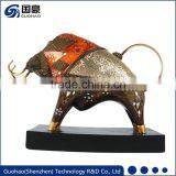 Cast Bronze Brass Bull Sculpture Statue thumbnail-1