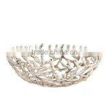 Golden Stylish Metal Bowl thumbnail-1
