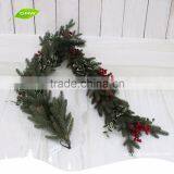 GNW CHGR-1607013 Customized Promotional Wholesale Green Artificial Christmas Garland thumbnail-1