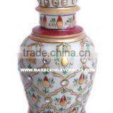 Decoration For Home Marble Flower Vase thumbnail-1