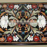 Marble Stone Inlaid Table Top, Pietra Dura Marble Table thumbnail-1