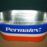 Exo-friendly Oval Metal Drink Cooler Beverage Bucket Beer Tub thumbnail-3