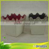 Fashionable Latest Design Beautiful Indoor Metal Artificial Flower Pot thumbnail-2