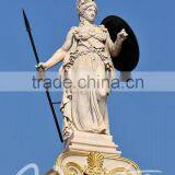 Outdoor Garden Decoration Stone Carved Marble Goddess Athena Statue Greek Sculpture thumbnail-2