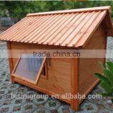 Morden Large Outdoor Indoor Flat Solid Wooden Dog Pet House for Sale thumbnail-4