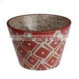 6" Customized Chinese Hand-printed Ceramic Soup Bowls thumbnail-2