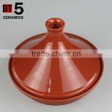 10" Brown Color Personalized Ceramic Moroccan Tagine thumbnail-4