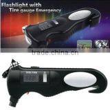 Vehicle Portable Tool Digital Tire Pressure Gauge With Safety Hammer thumbnail-3