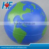 pu cheap promotional stress reliever globe