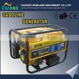 Moveable With Air Wheels and Handles Electric Start 100% Copper Wire AST3800 Gasoline Generator thumbnail-3