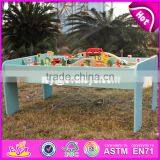 2017 New Design Funny Activity Toys Wooden Kids Train Table W04C071 thumbnail-3