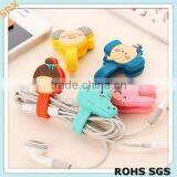 Promotional Diy Mini Circle Plastic Earphone Holder/earphone Cable Winder Holder thumbnail-1