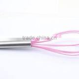 548-9C SILICONE EGGBEATER WITH STAINLESS STEEL HANDLE ,HIGH QUALITY EASY-CLEAN EGGBEATER, thumbnail-1