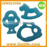 Various Funny Shape Transparent Silicone Baby Teether thumbnail-1