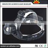 Rechargabel High Power Smiling XPE Aluminum Alloy Headlamp thumbnail-3