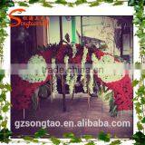 New Style Mixed Some Kinds of Fake Rose Arched Door , Artificial Flower Wreath for Wedding, Wholesale thumbnail-3